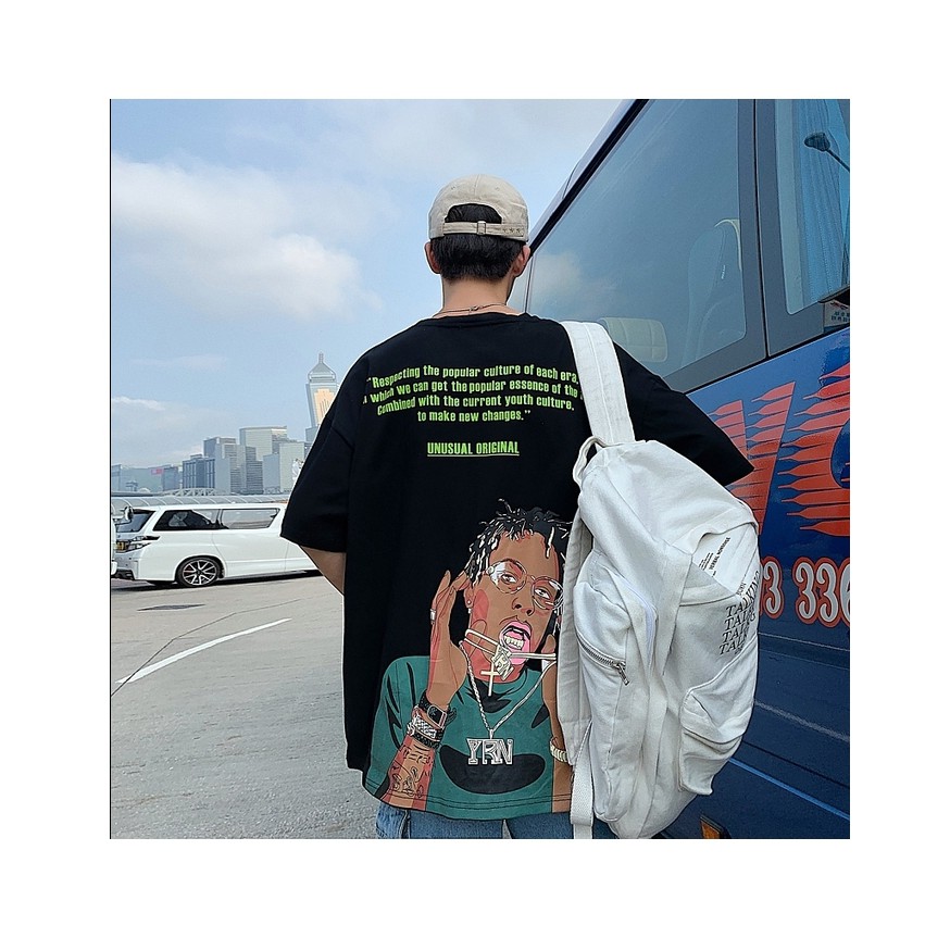 Áo thun unisex tay lỡ form rộng YRN TEE, áo phông phom rộng cổ tròn chất cotton mềm mịn giá rẻ thương hiệu Otherstyle