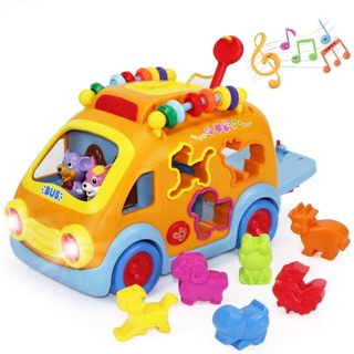 Xe bus thả hình thông minh Huile Toys (30x18x20) BBM