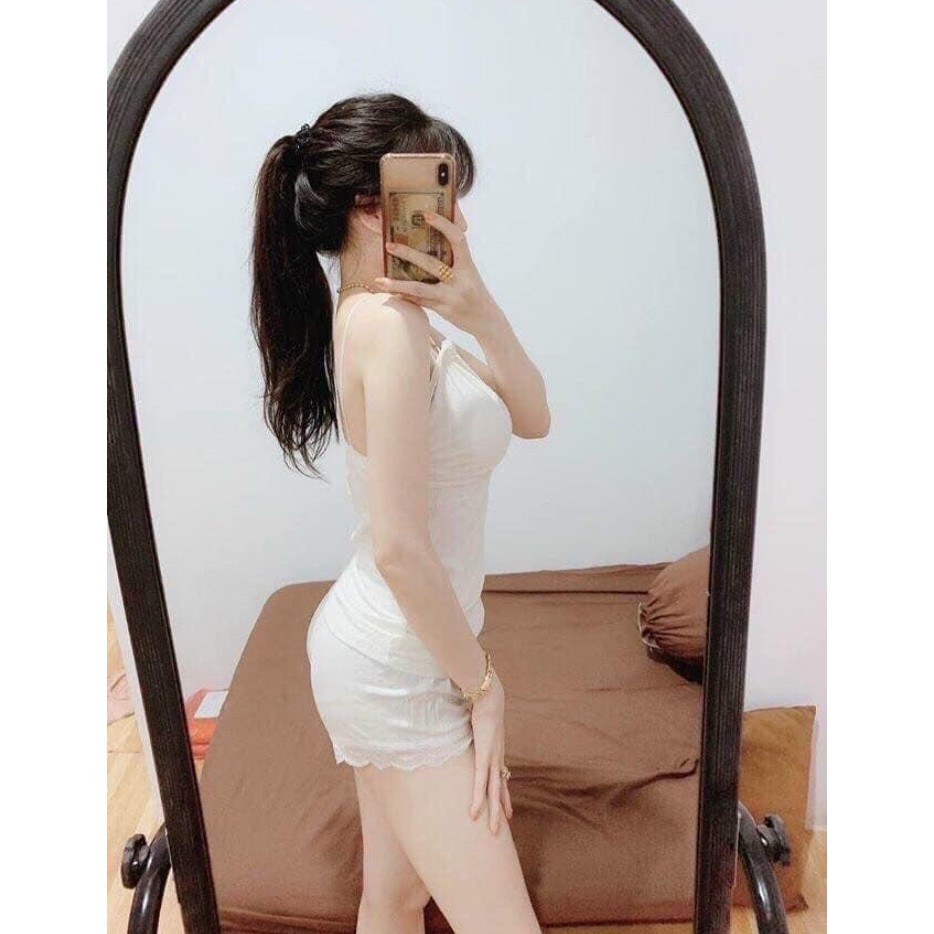 Sét bộ 2 dây phối ren chất vải Gân Cam Kết Hàng Y Hình Kèm Ảnh Thật Chính Chủ ( Size từ 40-53kg)