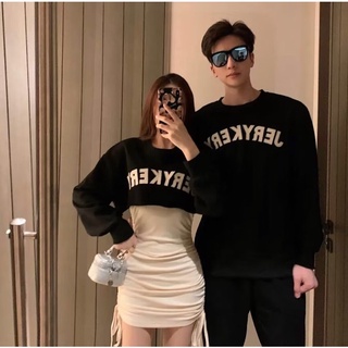 Đồ đôi váy ôm nữ kết hợp áo dài tay nam mùa Thu-Đông