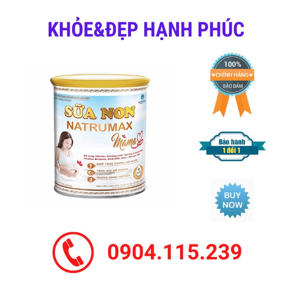 [Chính hãng] Sữa non Natrumax Mama – Trọng lượng 800gr – Date T10/2022