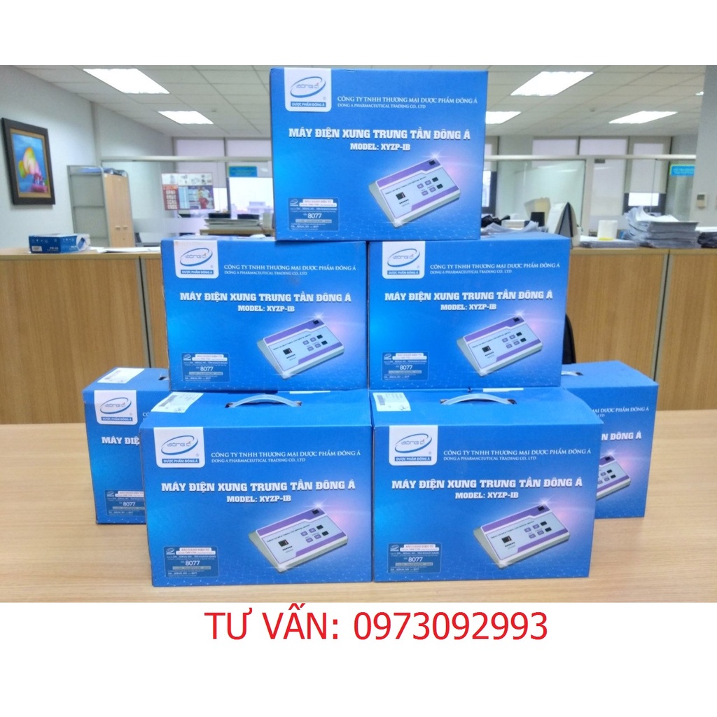 [1 cặp Tấm điện cực - Máy điện xung trung tần Đông Á