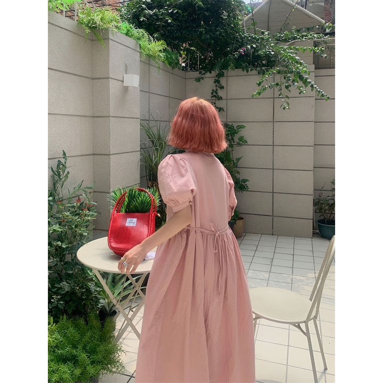 Đầm Ren Dài Ngang Eo Thêu Hoa Phong Cách Hàn Quốc Ngọt Ngào Thời Trang Mùa Hè Dành Cho Nữ