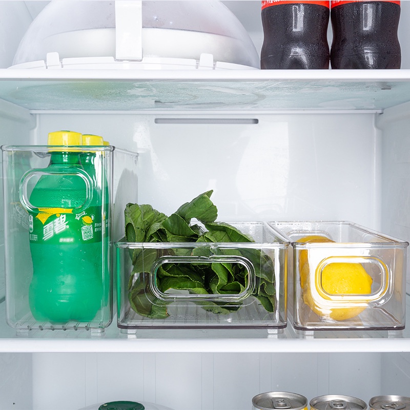 Hộp Đựng Thực Phẩm Đa Năng Bằng Nhựa Trong Suốt Cho Tủ Lạnh Nhà Bếp