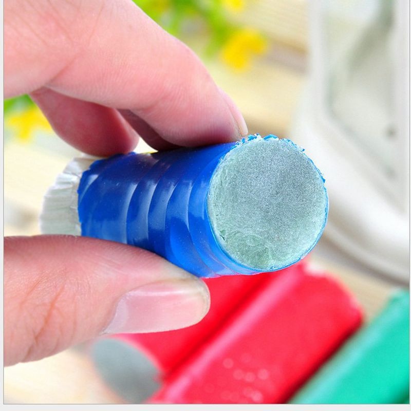 2pc Magic Stick Stainless Steel Decontamination Cleaning Brush Metal Rust Remover Cleaning Stick Wash Brush Pot