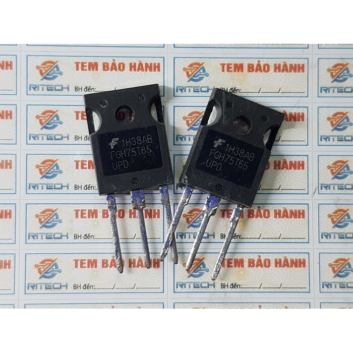 [Combo 2 chiếc] FGH75T65UPD FGH75T65 75T65 IGBT Field Stop Trench IGBT 650V-75A TO-247( Tháo Máy)