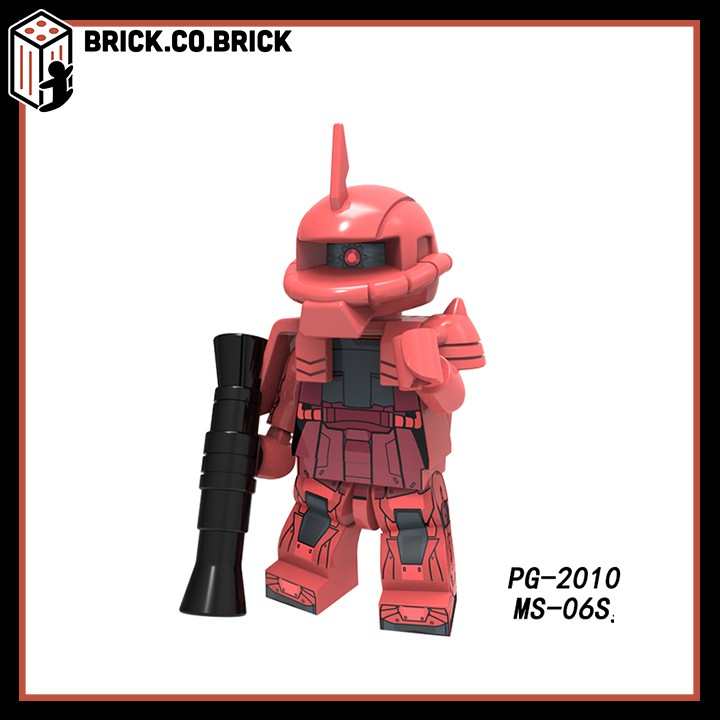 Non Lego Mobile Suit Gundam Đồ Chơi Lắp Ráp Minifigure Mô Hình Zaku Warrior PG8135