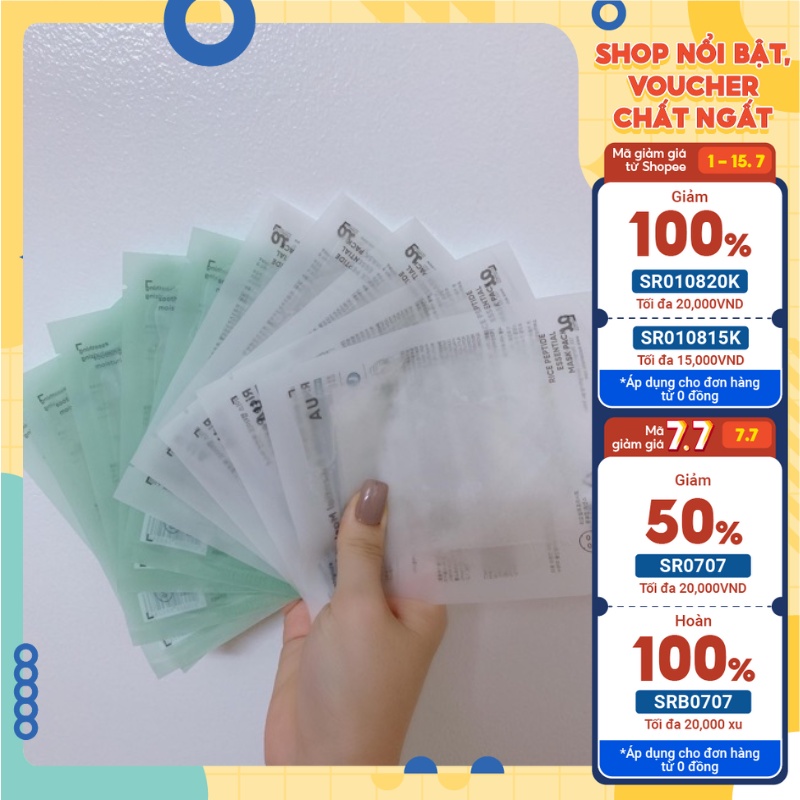 (#maskAu) 1 miếng Mặt nạ mask au