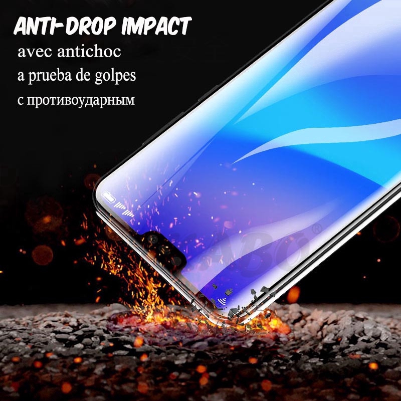 Kính cường lực bảo vệ toàn màn hình điện thoại 9D mới nhất cho Huawei P50 P40 P30 P20 Mate Honor X7 X8 X9 10 20 9X 8A Pro Lite 8X 8S 20i
