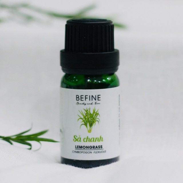 Tinh dầu sả chanh Befine 10ml - xông mặt, làm đẹp, chăm sóc tóc , khử mùi, kháng khuẩn