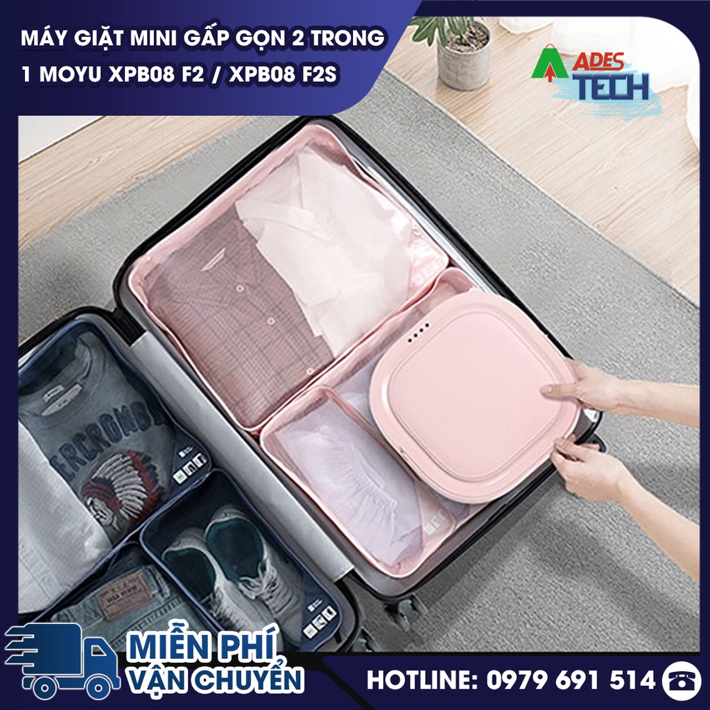 Máy giặt mini Xiaomi gấp gọn 2 trong 1 Moyu XPB08 F2 / XPB08 F2S