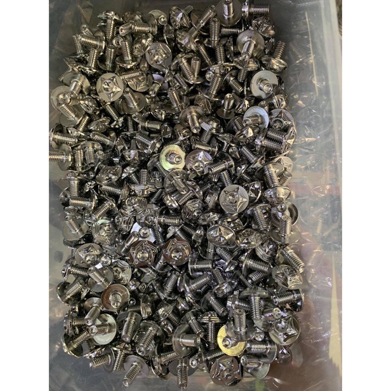 Ốc Salaya 5li , 6li , 8li Dù Phay chuẩn inox 304