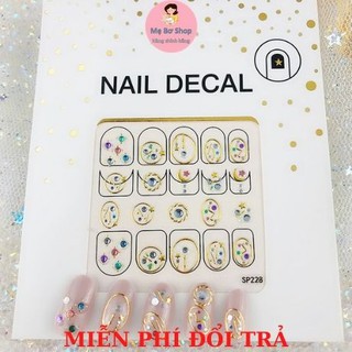 Dán Móng Chân Nghệ Thuật 3D Nail Sticker