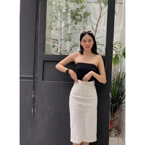 Áo ống trơn basic ôm body