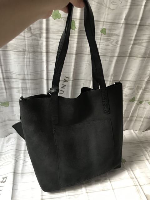 Sale túi đeo vai miếng da thật