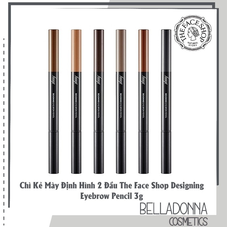 Chì Kẻ Mày Định Hình 2 Đầu The Face Shop Designing Eyebrow Pencil 3g