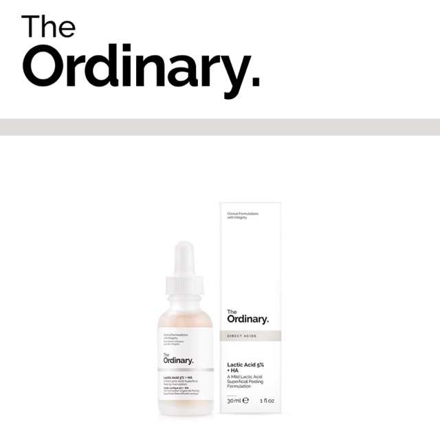 Dưỡng chất Serrum The Ordinary Lactic 5% +HA 30ml