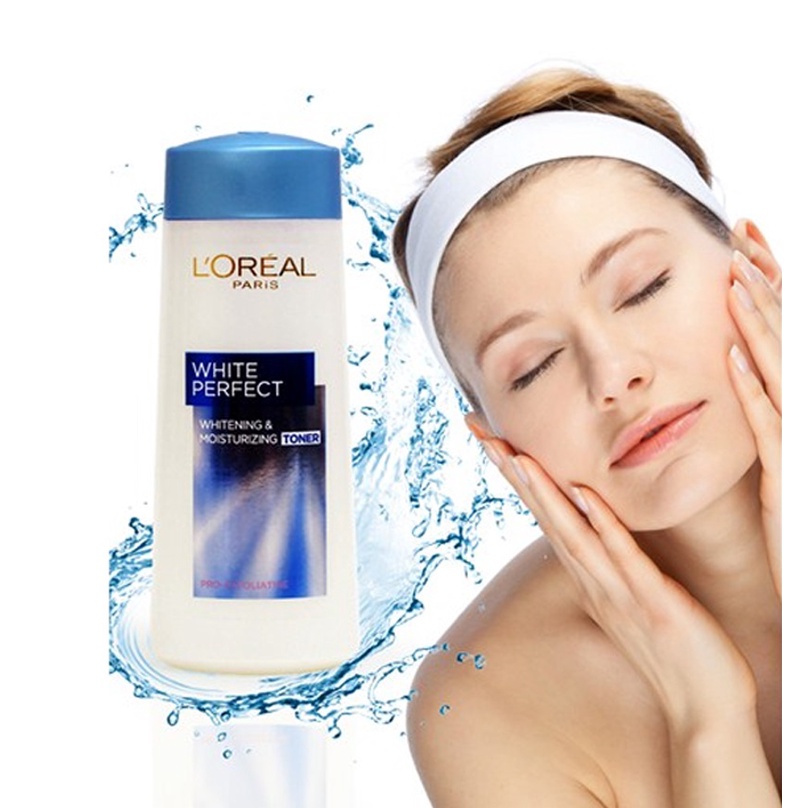 Combo L'Oreal Nước Hoa Hồng Dưỡng Sáng Da 200ml + Nước Tẩy Trang Dành Cho Da Khô, Da Thường &amp; Da Nhạy Cảm 30ml