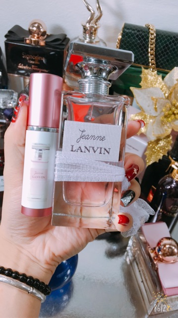 Nước hoa Lanvin jeanne edp (mẫu dùng thử và video trực tiếp kế bên)