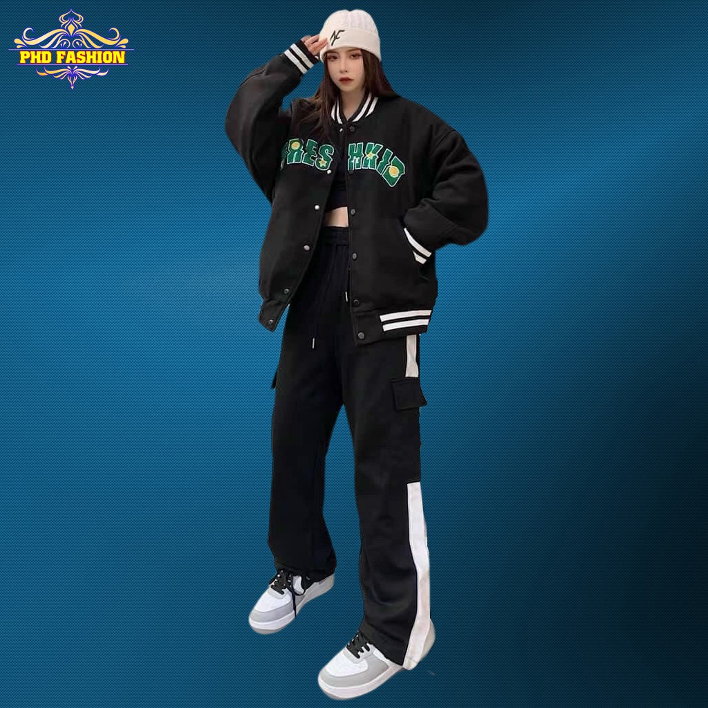 Áo bomber nam nữ chất dù 2 lớp cao cấp không bong tróc chất vải mịn không xù (màu đen), cam kết video kèm ảnh thật phd7 | BigBuy360 - bigbuy360.vn