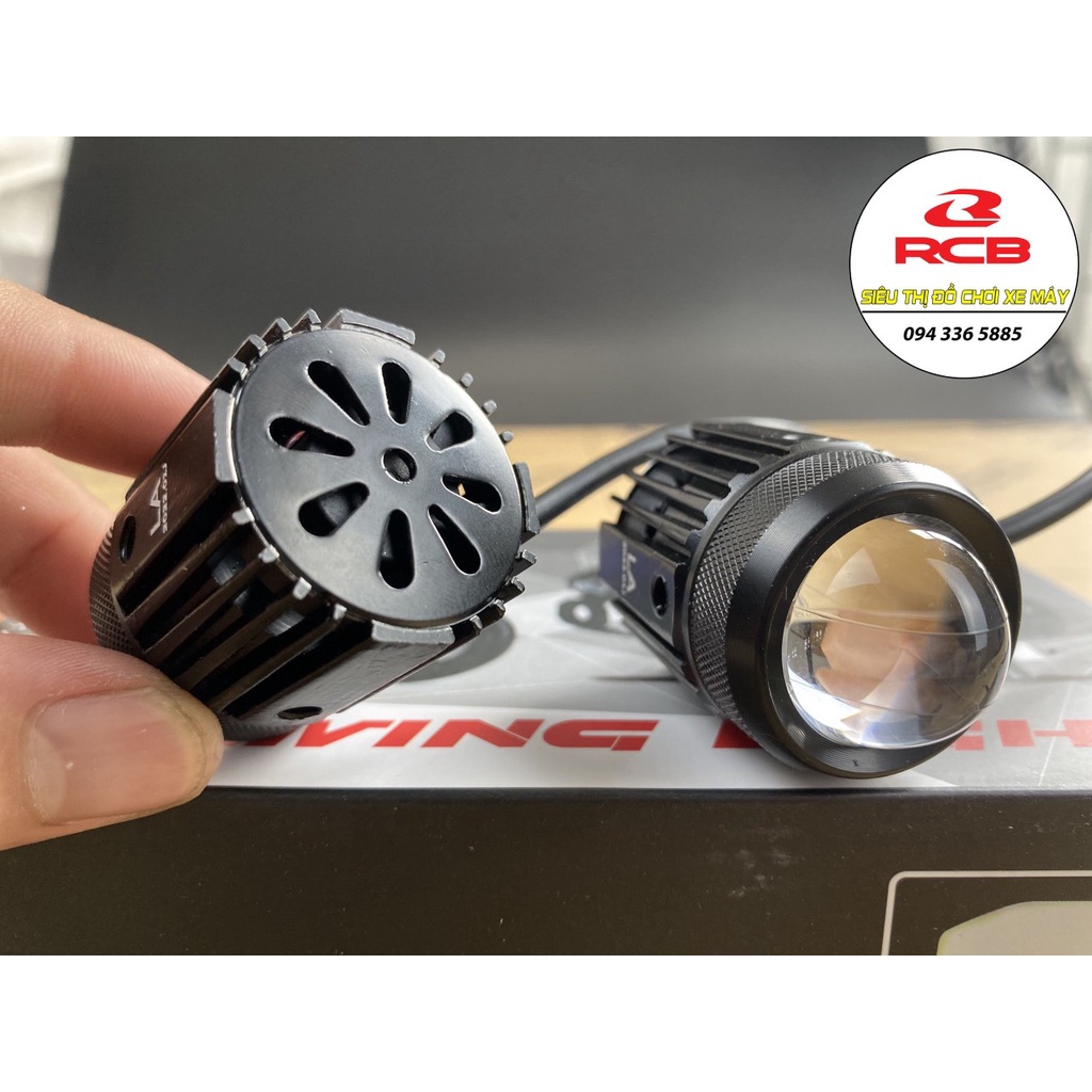 Đèn trợ sáng mini 2 chế độ cos vàng, pha trắng