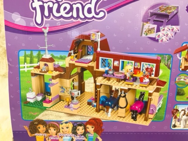 Friends_LEGO friend BELA 10562 Trang Trại HUẤN LUYỆN NGỰA ( 594 mảnh)