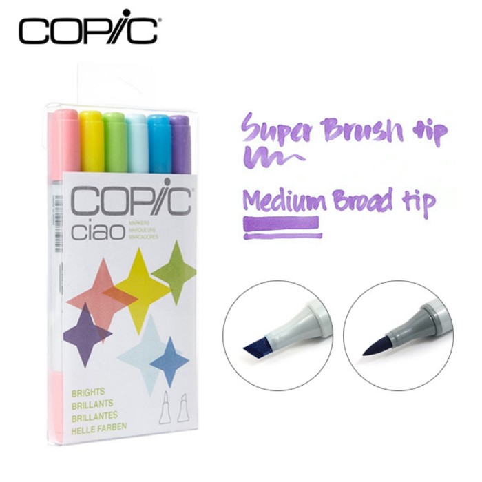 Bộ 6 Phụ Kiện Làm Sáng Da Copic Ciao