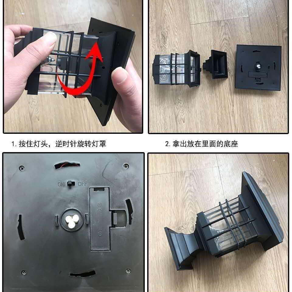 Đèn trụ cổng sân vườn năng lượng mặt trời tự động bật tắt mã TC01và TC02
