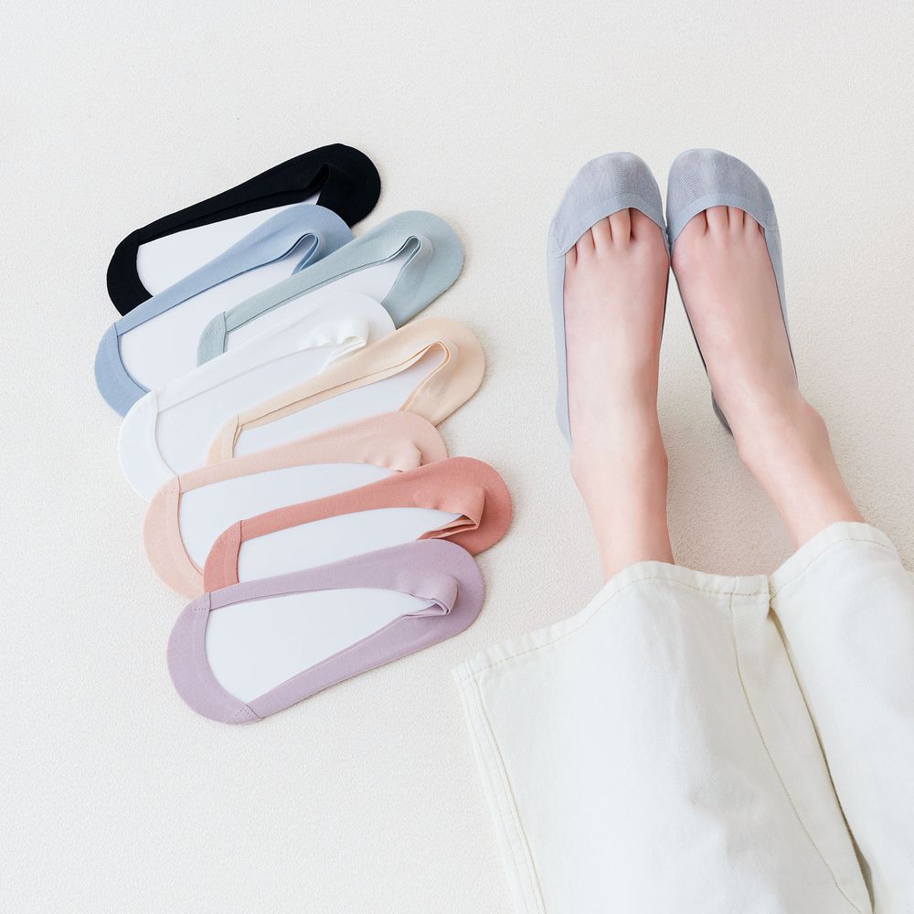 Tất lười nữ Có Tất Là Có Tất chất liệu cotton mỏng nhẹ trơn màu pastel - TULIP