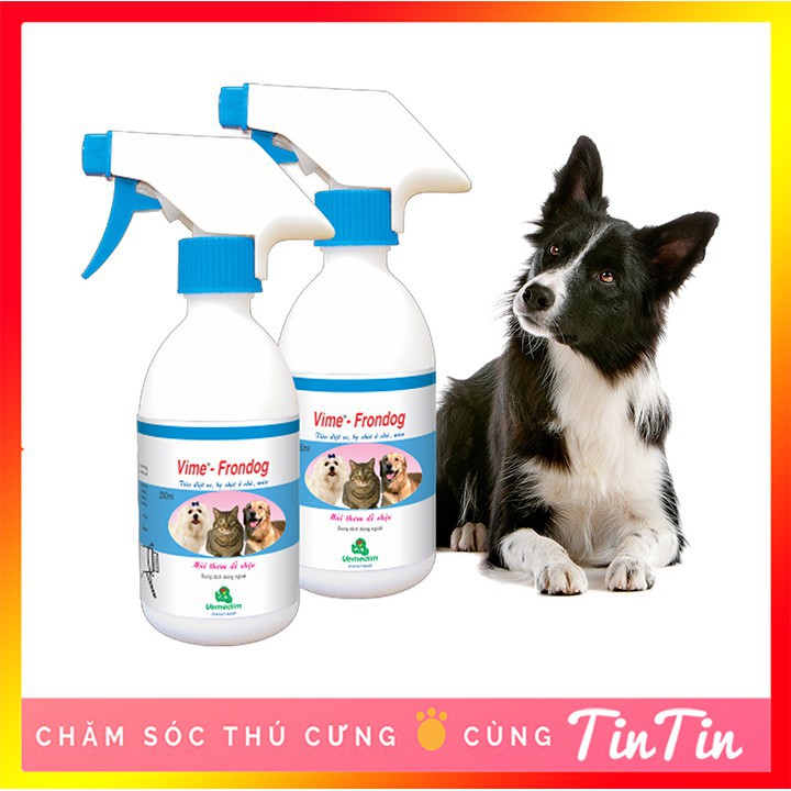 Thuốc Xịt Trị Ve Rận Cho Chó Và Mèo Vime Frondog 250ml