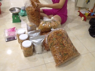 1kg khô gà lá chanh