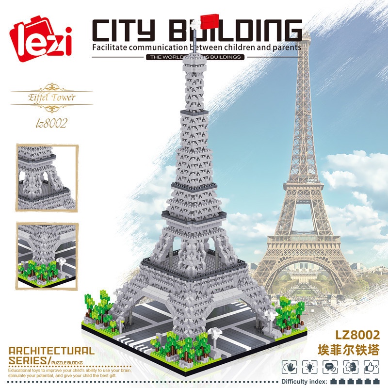 Bộ Lắp Ráp Mô Hình Tháp Paris LZ8002