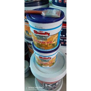 (Sơn chậu) Sơn nước màu trắng Beauty, ATM-_3,5L
