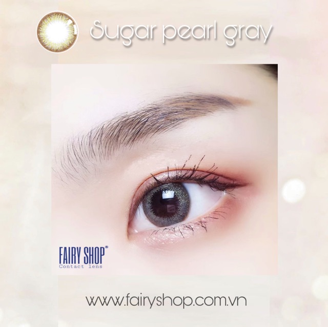 Kính Áp tròng Chic Brown 14.0MM - Kính Áp Tròng FAIRY SHOP CONTACT LENS độ 0 đến 8 Silicone Hydrogel Lens Cho Mắt Thở