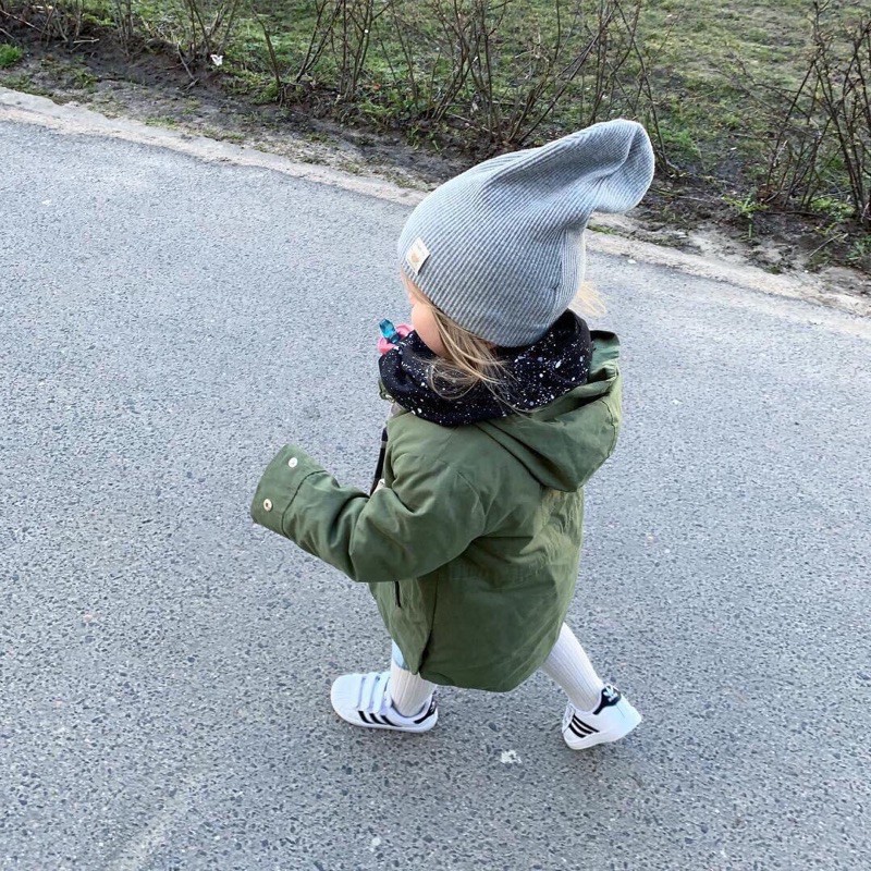 Áo parka Zara màu rêu