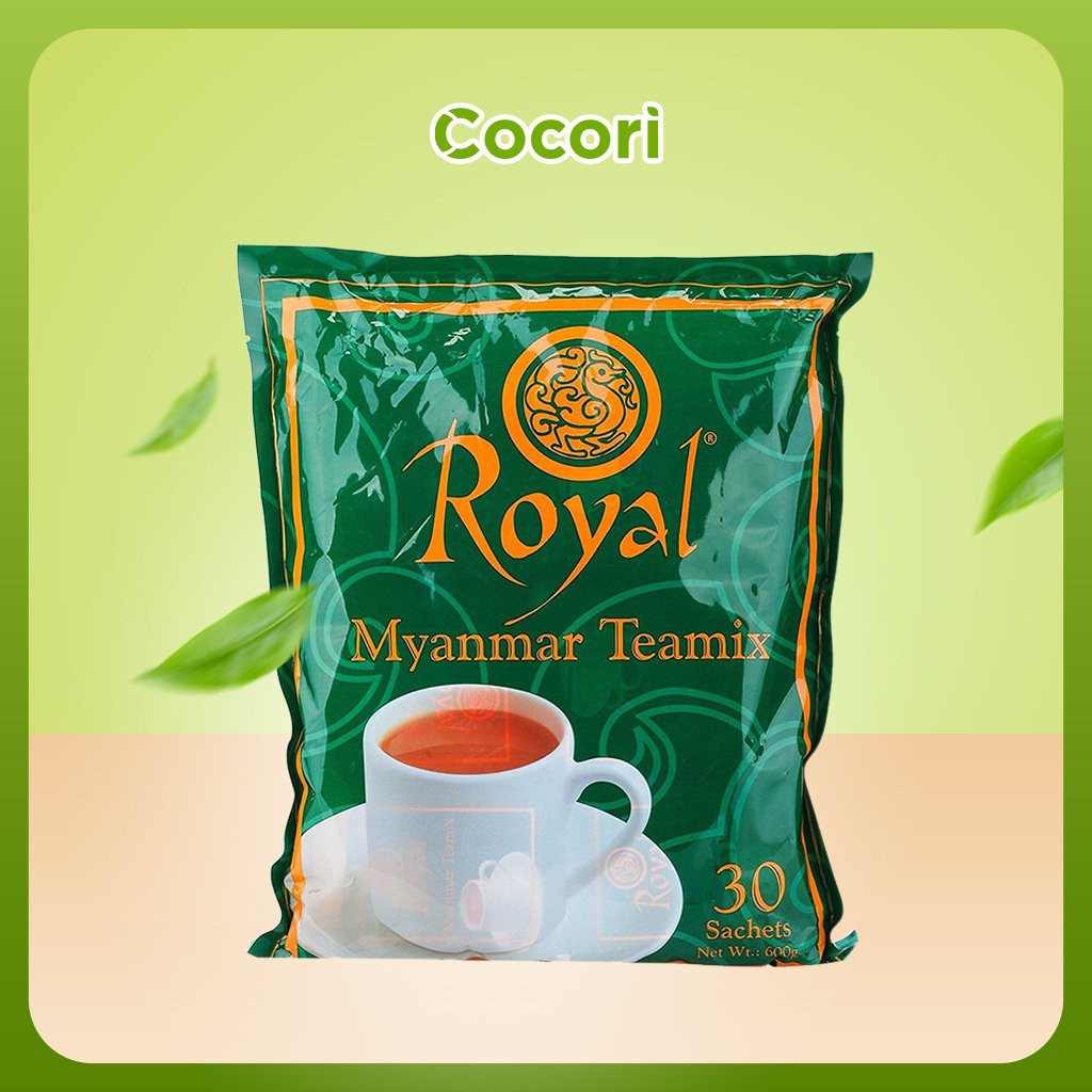 Trà sữa Myanmar Gói Tự Pha Royal Myanmar Teamix 30 Gói x 20 Gam COCORI