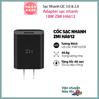 Củ sạc zmi ha612 18w - hỗ trợ sạc nhanh cho iphone , android