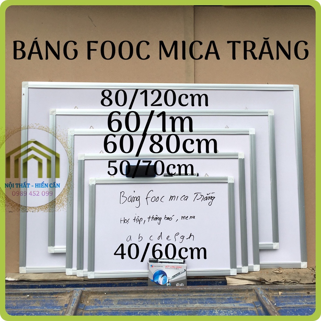 BẢNG PHÓC 80/120cm mầu trắng giá rẻ