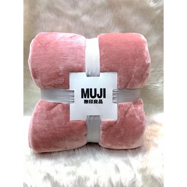 Chăn MuJi lông thỏ cao cấp - Chăn MuJi spa kt 110x200cm ( màu ngẫu nhiên)