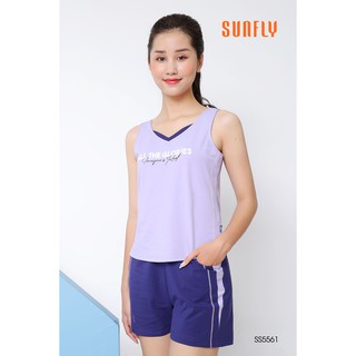 Ss5561 bộ thể thao cotton áo sát nách quần sooc