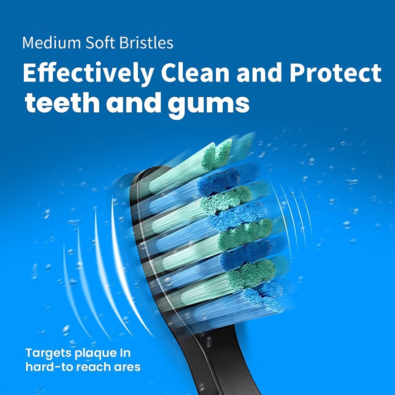 Đầu bàn chải đánh răng điện Gillette Seago lông mềm thay thế SG-507B/ 908/ 909/ 917/ 610/ 659/ 719/ 910/ 575/ 551/ 548