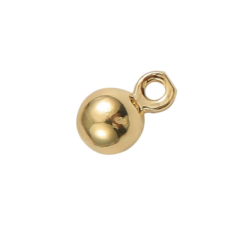 Set 20 đuôi dây nối dài hình giọt nước bằng đồng mạ vàng 18k dùng làm trang sức diy