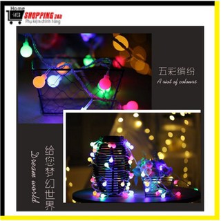 Dây đèn nháy trang trí bóng tròn - Dây đèn led trí bóng tròn