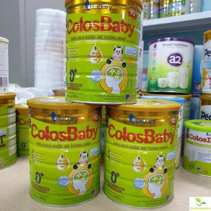 Sữa non Colosbaby IQ Gold 0+ 800gr Date 2022