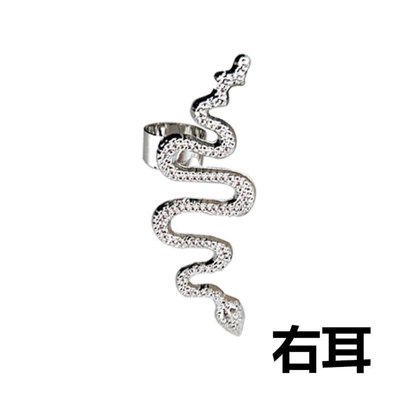 Khuyên tai dạng kẹp hình rắn phong cách độc đáo cá tính