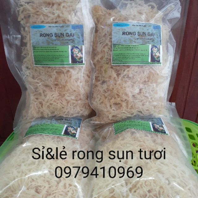 ❤❤ 1kg Rong Sụn Gai Khô Muối - Rong biển