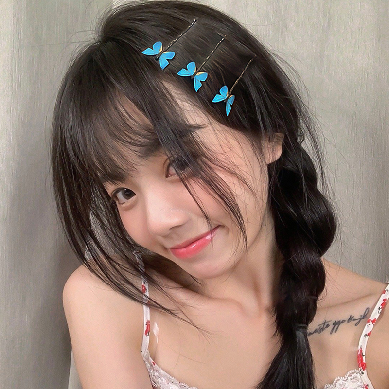 Kẹp tóc đính hình bướm thời trang thanh lịch cho nữ