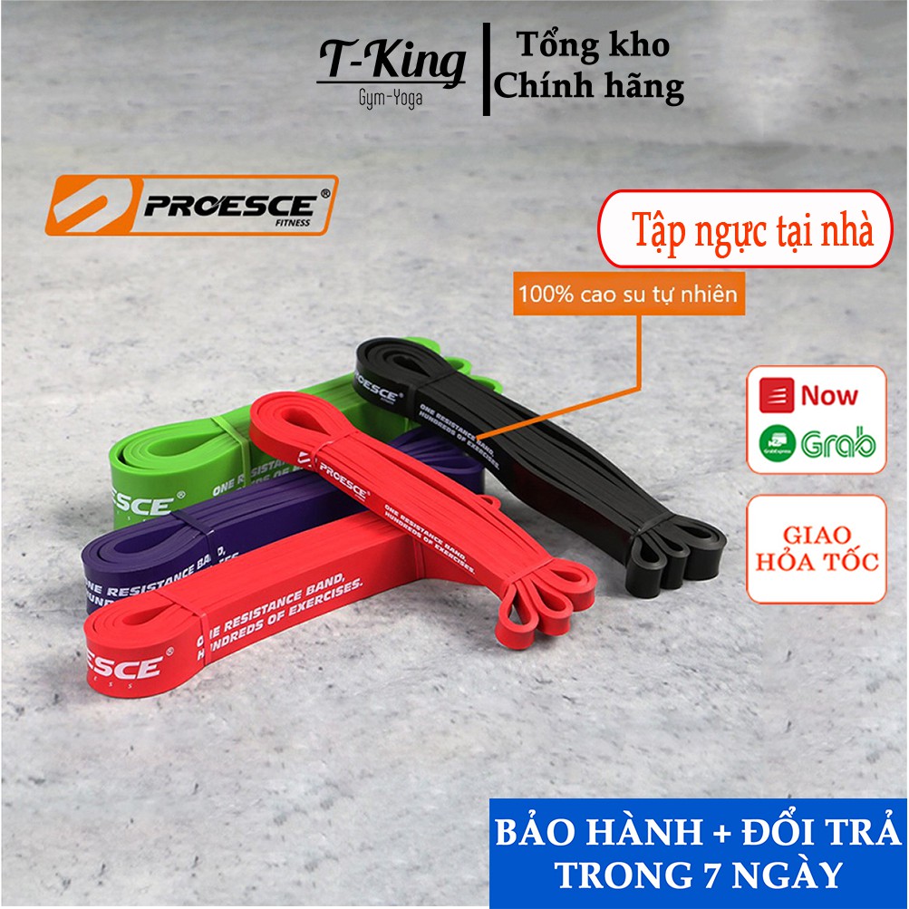 Dây Kháng Lực Powerband tập gym - Tập Toàn Thân - Process - Cực bền - cao su tự nhiên