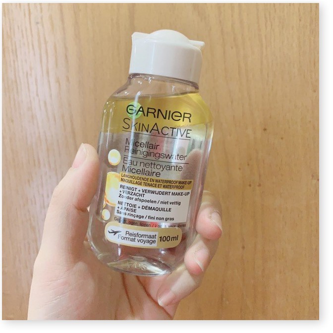 [Mã giảm giá] 100ml Garnier Skin Active Biphase Micellaire - Tẩy Trang Dạng Dầu Dành Cho Da Trang Điểm Nhẹ 100ml