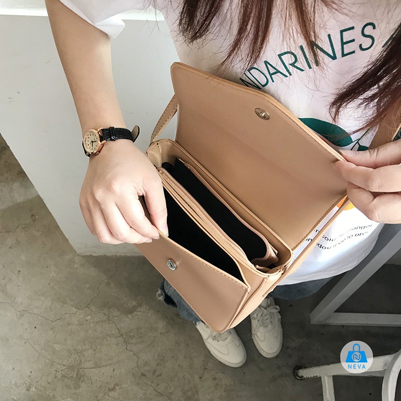 (NEW) Túi Nữ Da Cao cấp Dáng Bì Thư Hottrend NEVA9136